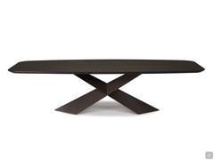 Tyron by Cattelan with wooden top and bevelled edges