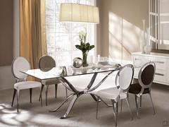 Table Atlante paired with Miss chairs