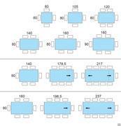 Elvis table by Cattelan - Table seating chart