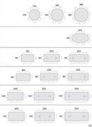 Colosseo glass table by Tonin - Table seating diagram