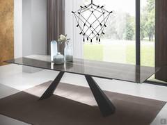 Shore Modern Glass Ceramic Table