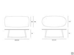 Table Dean - Schematics and Dimensions