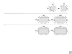 Gaya table - Table seats scheme