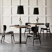 Ribot by Cattelan bistrot design round table with top in Keramik stone and central metallic base