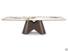 Table with a ceramic top and modern design Scott by Cattelan