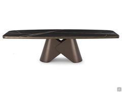 Modern, elegant ceramic table for the dining room Scott by Cattelan