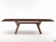 Larkin dining table in canaletto walnut