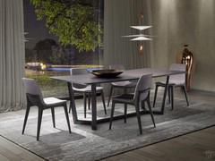 Rectangular Coast table, paired with matching Talin chairs