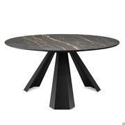 Eliot round table with Keramik stone top