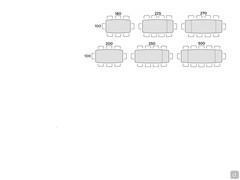 Comb Table - Table Seating Scheme
