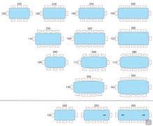 Prora extending table - Table Seats Scheme