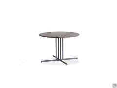 Graphic lounge table in the round model Ø100 cm h.65