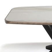 Planer table by Cattelan in Keramik stone with rounded bottom profile