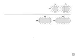 Pipe table - Table seating scheme