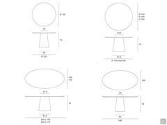 Velum table pattern and dimensions