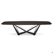 Skorpio table by Cattelan with shaped rectangular top and bevelled edges