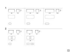 Nelia table: 1) fixed shaped models - 2) extending models