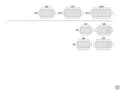 Nelia table - Table seats scheme