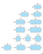 Plisset table with marble base - Seating arrangement