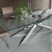 Spyder clear glass top by Cattelan