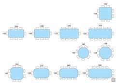 Spyder table by Cattelan: seating arrangement with Keramik top 