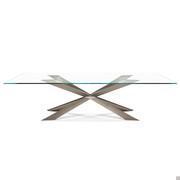 Spyder glass table by Cattelan