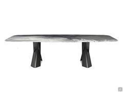 Mad Max by Cattelan table with top in glass CrystalArt CY01