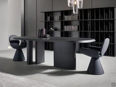 Table with asymmetrical base Padiglioni by Bonaldo