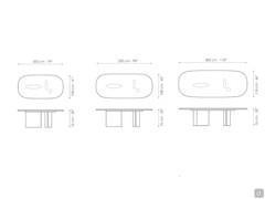 Table Padiglioni by Bonaldo - dimensions