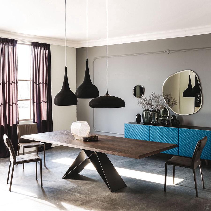 Premier large extending dining table by Cattelan