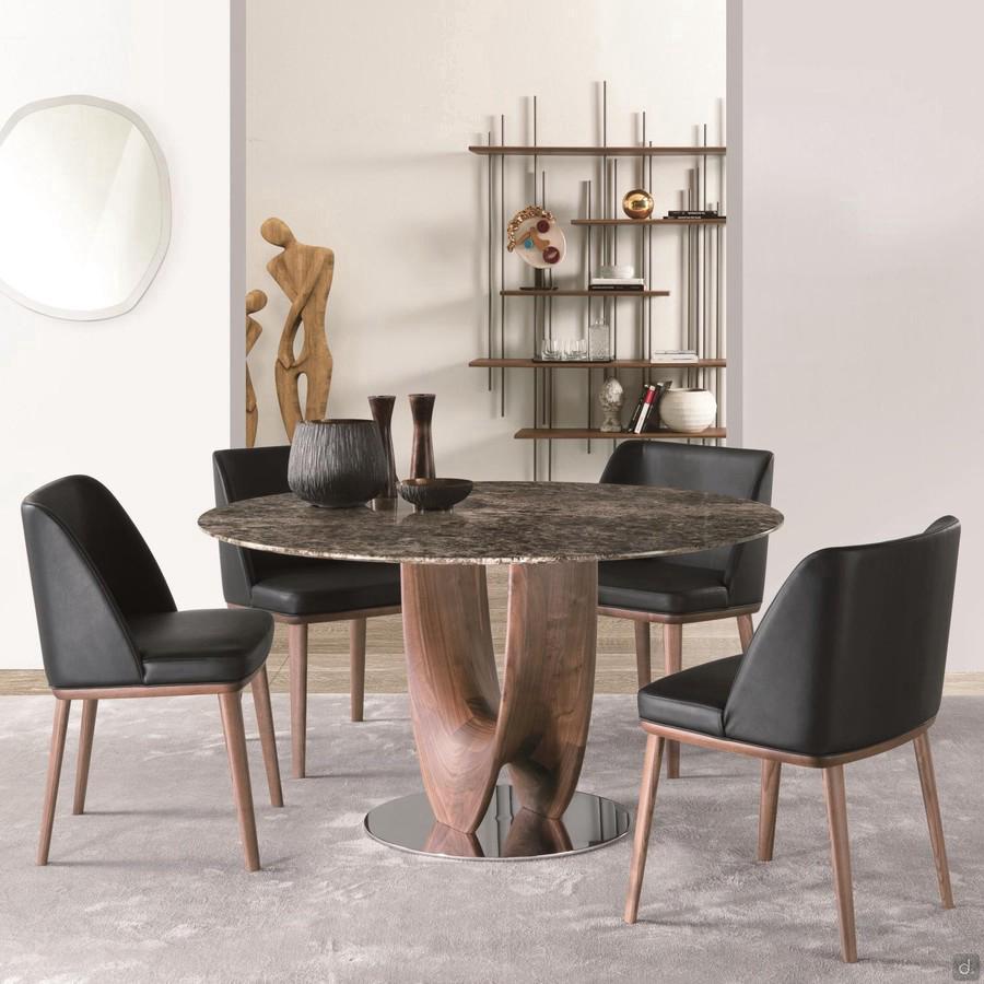 Arex classic sculptural base living room table