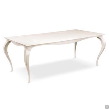 Raffaello table with sabre-shaped legs by Cantori