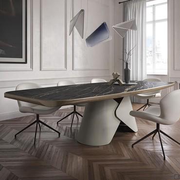 Table with ceramic top Scott by Cattelan