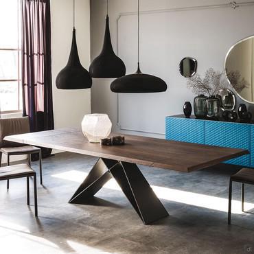 Premier large extending dining table by Cattelan