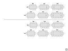 Desire Table - Table seats scheme