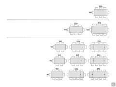 Shore Table - Table seats scheme