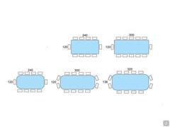 Seating chart - keramik stone top