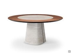 Rado table by Cattelan with Keramik stone insert fixed or swivel to match the base