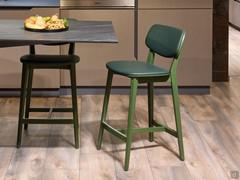 The Chloe outlet stool can add a touch of colour to rooms with more neutral tones