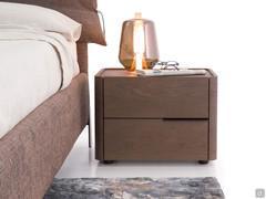 Libra bedside table - structure with rounded edges