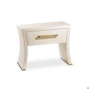 Richard nightstand with 1 drawer and linear handle by Cantori