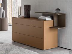 Avana 3-drawer dresser with side open element