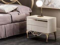 Bedside table with drawers and feet J'Adore by Cantori