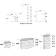 Dakota bedroom set - measurements scheme