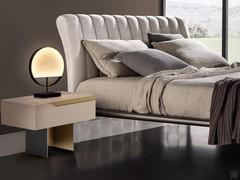 Mirage bedside table available in two sizes with height cm h.45 and cm h.39