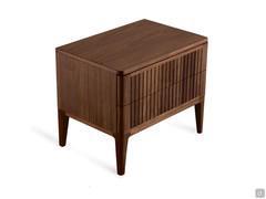 Solid wood nightstand Haruko cm 60 p.42 h.50