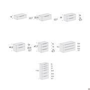 One to six drawer Portland set, models and sizes available