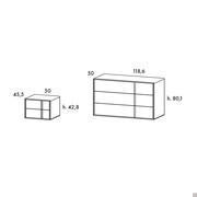 Dressers and nightstands Virgo - dimensions