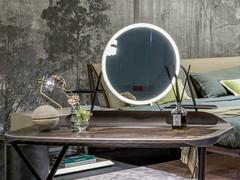 Modern makeup dressing table with mirror Cocoon Trousse by Cattelan