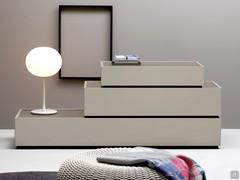 Raiki Plus modular chests of drawers - staggered composition